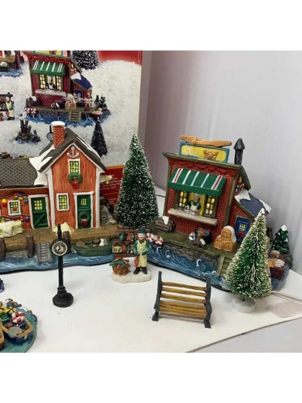 Home Accent Holiday Starter Set Canterbury Lane Seashore Nautical 15 pieces READ